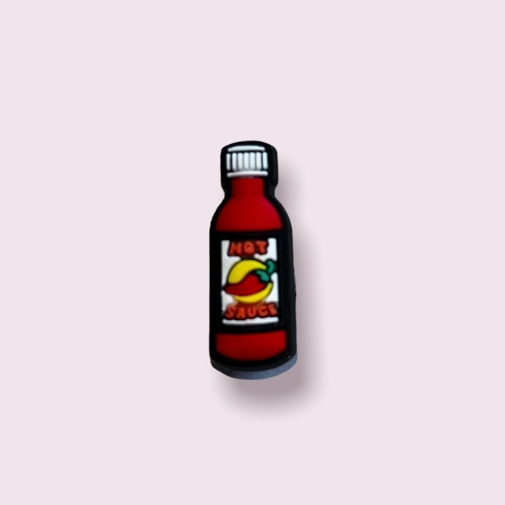 Hot Sauce Croc Charm